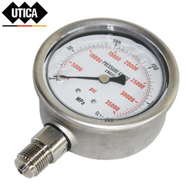 UTICA/优迪佧 UTICA/优迪佧 GE80-503-558 J154512 不锈钢机械压力表 GE80-503-558