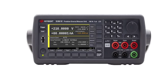B2901C(单通道、100fA、210V、3A直流/10.5A脉冲)