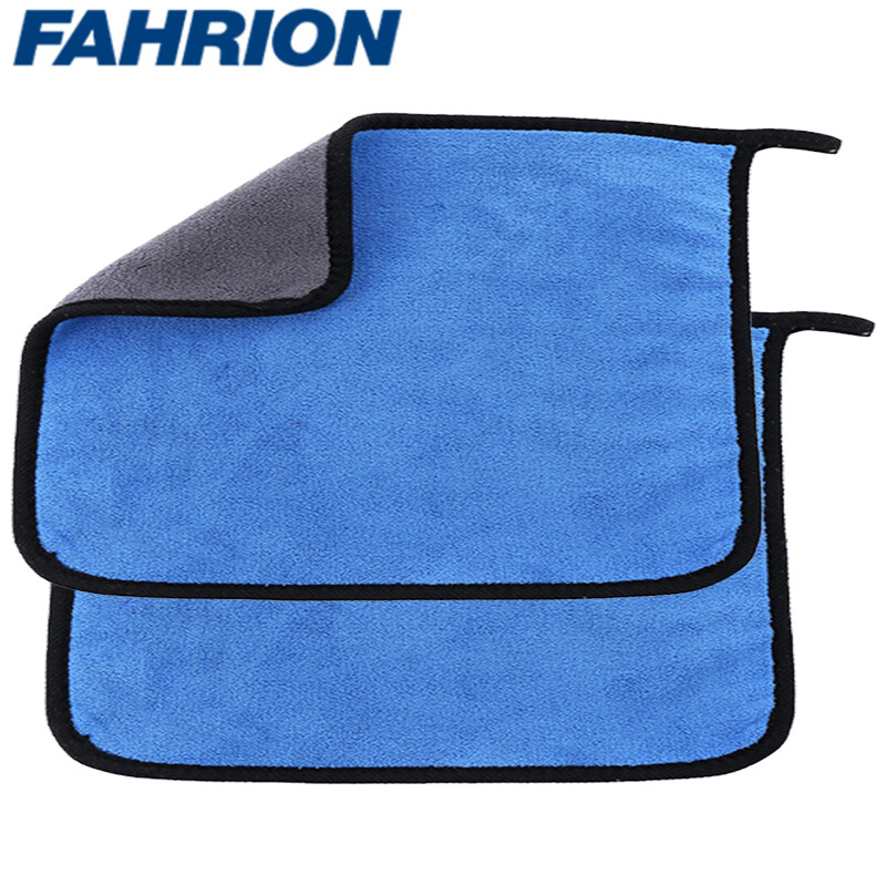 FAHRION/飞日诺 FAHRION/飞日诺 FR221990 102326209 FAHRION飞日诺  复合珊瑚绒加厚800g毛巾 (最小起订量 :2件) 38*45cm高密蓝灰2条 FR221990