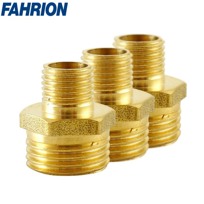 FAHRION/飞日诺 FAHRION/飞日诺 FR180297 100049222 FAHRION飞日诺  铜异径加厚外丝接头 (最小起订量 :1包) 1/2变1/4（5个） FR180297